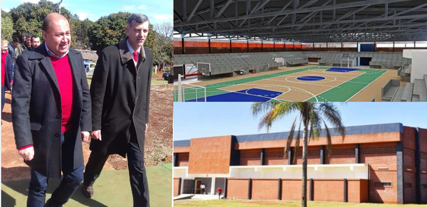 EL POLIDEPORTIVO MÁS GRANDE Y MODERNO DE ITAPÚA: UN LEGADO DE GERMÁN SOLINGER Y TITO VERGARA EN CAP. MEZA