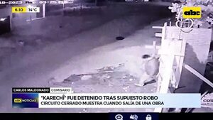 Video: Fue detenido tras supuesto robo  - ABC Noticias - ABC Color