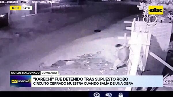 Video: Fue detenido tras supuesto robo - ABC Noticias - ABC Color