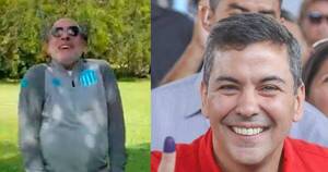 La Nación / A lo Francella festejan que Santi Peña está arriba en las encuestas