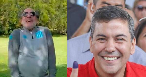 La Nación / A lo Francella festejan que Santi Peña está arriba en las encuestas