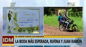 Pareja con 27 años de diferencia en edad se casará ante 500 invitados