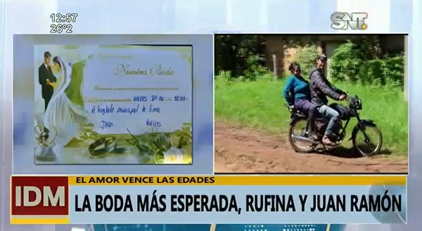 Pareja con 27 años de diferencia en edad se casará ante 500 invitados