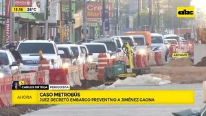 Video: Juez decretó embargo preventivo a Jiménez Gaona - ABC Noticias - ABC Color