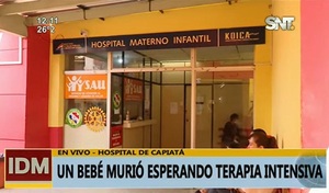 Se buscó terapia para recién nacido, pero no hubo respuesta favorable, afirma director