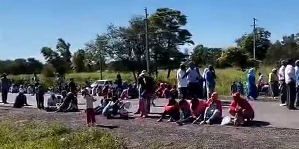 Indígenas cerraron ruta en Nueva Mestre en reclamo de víveres