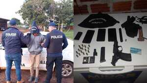 Incautan armas y detienen a una persona tras homicidio de joven motociclista en San Pedro del Paraná