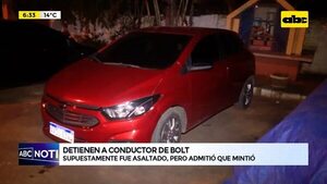 Video: Conductor de bolt detenido por denuncia falsa  - ABC Noticias - ABC Color