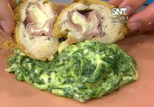 Bloque Cocina de la Mañana de Cada Día: ''Pollo Cordon Blue'' - SNT