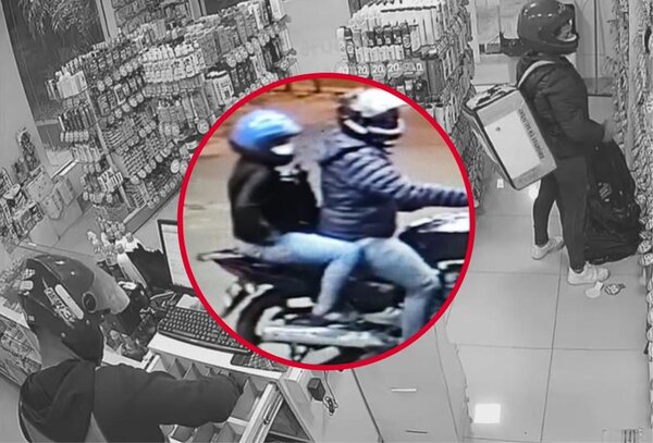 Suegra y yerno atracaban farmacias, fingiendo ser deliveries
