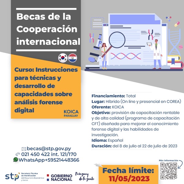 Koica ofrece becas con financiamiento total a profesionales del campo digital en criminalística y ciberdelincuencia - .::Agencia IP::.