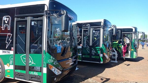Presentan buses eléctricos para el transporte urbano en CDE