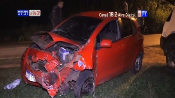 Conductora fallece en brutal colisión en Luque - Noticias Paraguay