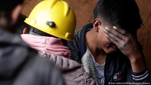 Siete mineros atrapados luego de una explosión en una mina en Colombia