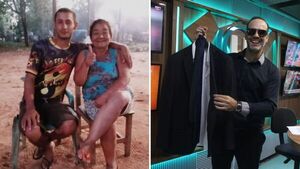 Alvaro Mora regaló el traje para "la boda del año"
