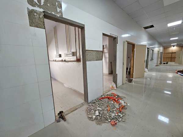 Avanza adecuación para servicio de terapia y nefrología en Hernandarias - La Clave