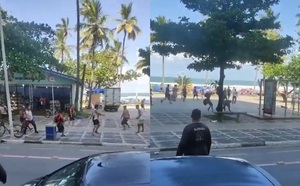 Reportan incidentes entre hinchas de Cerro y Santos en playa