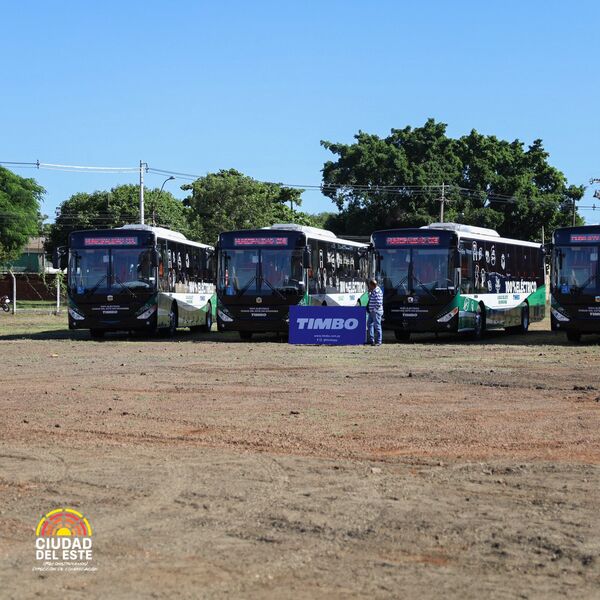 Municipalidad de CDE presenta a la ciudadanía la mayor flota de Buses Eléctricos del país - Noticde.com