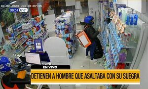 Detienen a un hombre que asaltaba con su suegra | Telefuturo