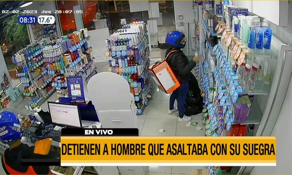 Detienen a un hombre que asaltaba con su suegra | Telefuturo