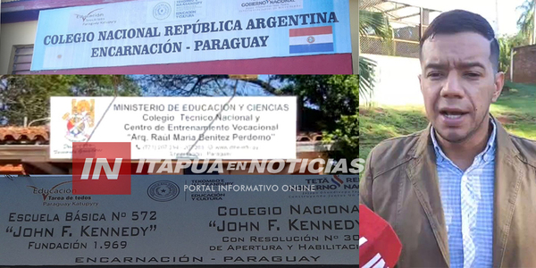 DIEGO AQUINO: “APROBAMOS AMPLIACIONES DE CONSTRUCCIONES EN DISTINTAS ESCUELAS” - Itapúa Noticias