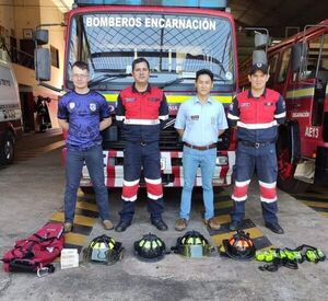 Bomberos de Encarnación reciben importante donación desde Estados Unidos