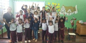 Distribuyen kits de higiene bucal y realizan charla a escolares de Mallorquín