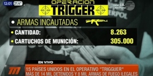 Operativo ''Trigger": 15 países unidos contra el tráfico de armas | Telefuturo