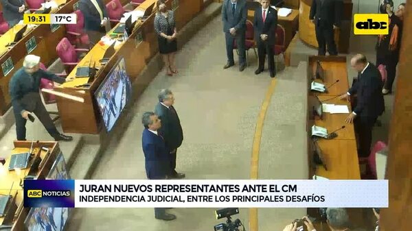 Video: Juran nuevos representantes ante el CM - ABC Noticias - ABC Color