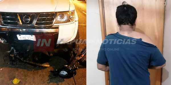 ACCIDENTE DE TRÁNSITO TERMINÓ CON UN DETENIDO EN ENCARNACIÓN - Itapúa Noticias
