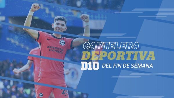 Cartelera deportiva con foco en Julio Enciso