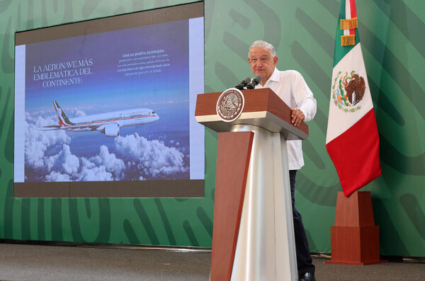 López Obrador admite que se depreció el avión presidencial que vendió - MarketData