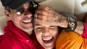 Marc Anthony y Nadia Ferreira se ríen de los rumores sobre su divorcio