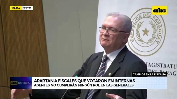 Video: Apartan fiscales que votaron en internas - ABC Noticias - ABC Color