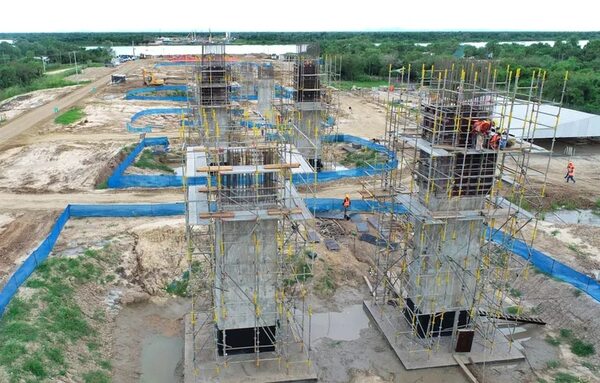 Los pilotes del lado paraguayo del Puente de la Bioceánica están listos - Economía - ABC Color