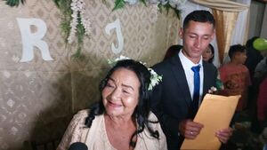 Boda del año: Rufina y Juan dieron el "sí, acepto" ante una multitud