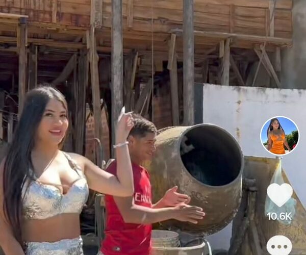 (VIDEO) Laurys Dyva asadeó con sus albañiles para que su “techo no gotee”