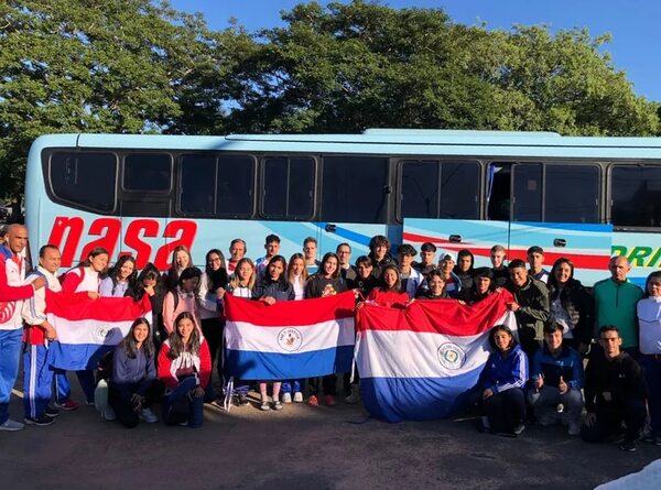 Atletas paraguayos compiten en Posadas - Polideportivo - ABC Color