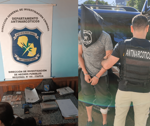 APREHENDEN A HOMBRE CON CASI DOS KILOS DE COCAÍNA EN CAMBYRETÁ