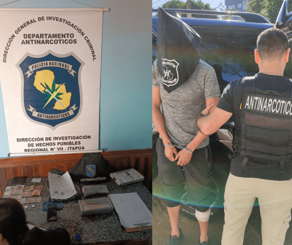 APREHENDEN A HOMBRE CON CASI DOS KILOS DE COCAÍNA EN CAMBYRETÁ