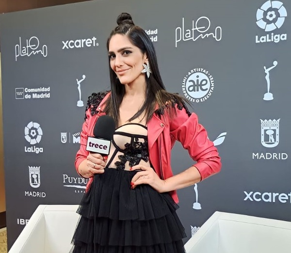 Lucia Sapena brilla en los Premios Platino 2023 - Te Cuento Paraguay
