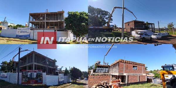 OBRAS DEL EDIFICIO “VALESKA” SIGUEN AVANZANDO EN ENCARNACIÓN  - Itapúa Noticias