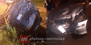APARATOSA COLISIÓN DE VEHÍCULOS EN TRINIDAD - Itapúa Noticias