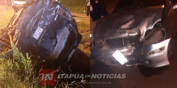 APARATOSA COLISIÓN DE VEHÍCULOS EN TRINIDAD - Itapúa Noticias
