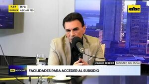 Video: Facilidades para acceder al subsidio - ABC Noticias - ABC Color