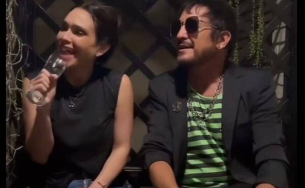 [VIDEO] Lali González y el cantante Meno armaron una peña