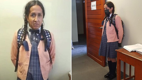 Diario HOY | Detienen a un hombre con uniforme de colegiala en escuela femenina de Perú