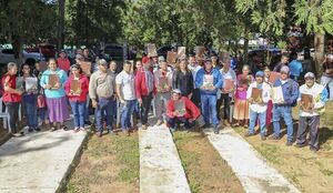 Indert inauguró agencia en Yaguareté Forest y entregó títulos a familias de San Pedro