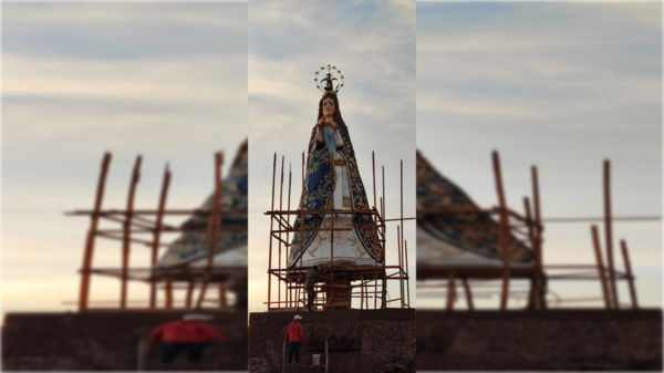 La más grande del mundo: Pedro Juan Caballero inauguró imagen de la virgen de ¡25 metros!