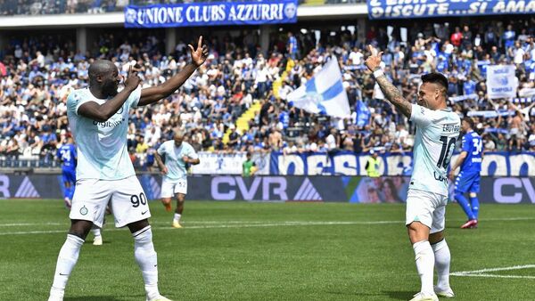 Inter vence a Empoli con goles de Lukaku y Martínez